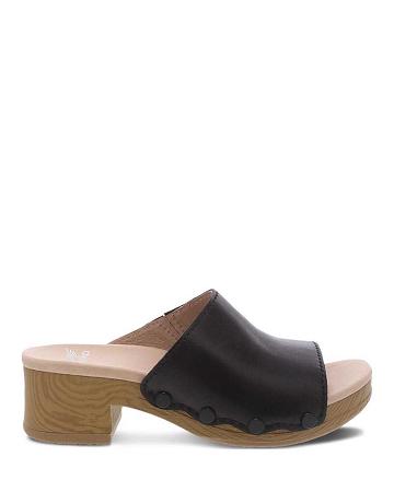 Sandales Dansko Giana Full Grain Femme Noir | FR 561VRW